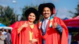 Double victory as married couple graduate together