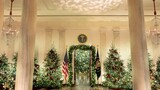 Watch: A pared-back White House Christmas — with a Trump Lego portrait