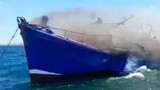 St Francis Bay vessel fire sparks pollution fears