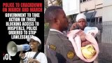 WATCH | Government to act on March and March blocking access to hospitals