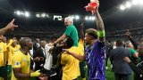 WATCH | ‘Are we going to America?’: Broos and Bafana celebrate World Cup glory