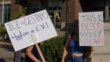 Latinos, ex-military, retirees. . . the hopefuls queueing up to join ICE