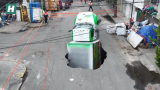 Sinkhole Swallows Jarritos Truck