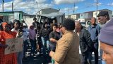 Delft residents set police van alight after girl is struck in tragic incident