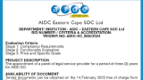 AIDC TENDERS