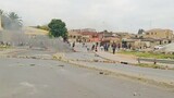 PICS: Burning tyres and roadblocks as Tembisa residents demand power restoration