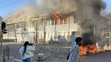 Arson suspected as Germiston Home Affairs building set ablaze during eviction protest- Two arrested