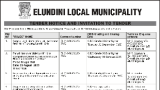 ELUNDINI LOCAL MUNICIPALITY: TENDER NOTICE