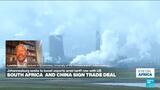 South Africa and China sign trade deal amid tariff row with the US