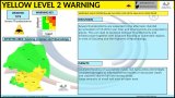 Severe weather warning for hail and floods in Gauteng