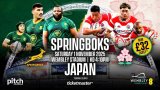 New ticket category opened for Springboks vs Japan at Wembley