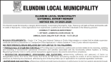 ELUNDINI LOCAL MUNICIPALITY: VACANCY