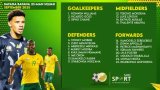 BREAKING: Hugo Broos names Bafana squad, big names missing