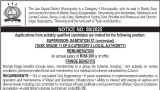 JOE GQABI DISTRICT MUNICIPALITY: INVITATION FOR THE FOLLOWING POSTION
