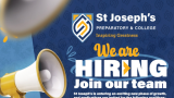 ST JOSEPH'S PREPARATORY & COLLEGE: HIRING