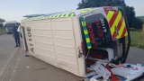 News24 | Reckless driving blamed as ambulance overturns on N2 in KwaZulu-Natal