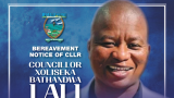 BEREAVEMENT NOTICE OF COUNCILLOR XOLISEKA BATHANDWA LALI
