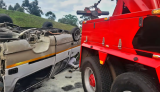 18 school children injured as taxi overturns on N3