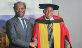 ‘No shortcut to success,’ says Dr Kaizer Motaung after Wits honour