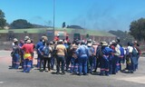 Workers protest for beefed up security at depot