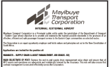 Mayibuye Transport Corporation- Vacancy