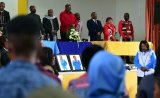 Emotional tributes to murdered teens at memorial service