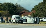 Passenger killed after minibus overturns